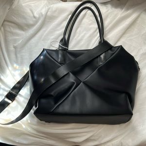 Lux and NYX Large Ultra Satin Origami Tote  15" LAPTOP TOTE WITH LUGGAGE SLEEVE